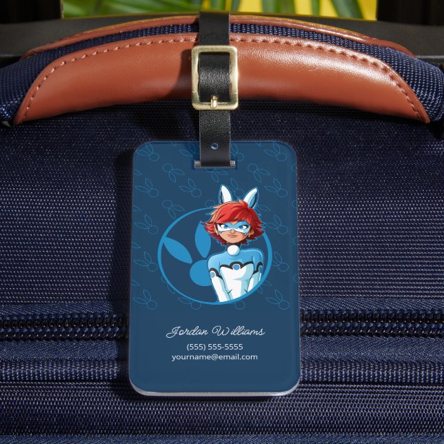 Bunnyx Blue Badge Luggage Tag (Front Insitu 2)