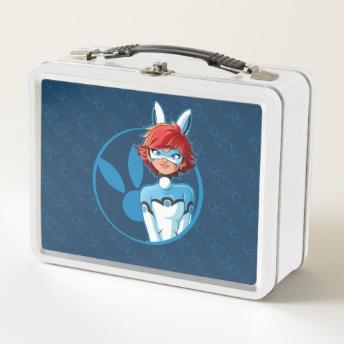 Bunnyx Blue Badge Metal Lunch Box