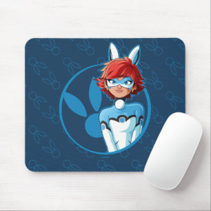 Bunnyx Blue Badge Mouse Pad