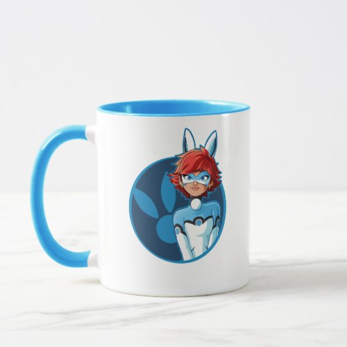 Bunnyx Blue Badge Mug