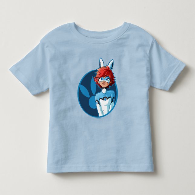 Bunnyx Blue Badge Toddler T-shirt (Front)