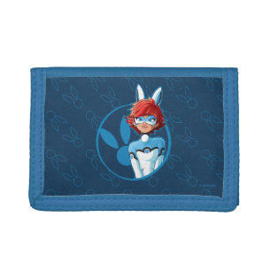 Bunnyx Blue Badge Trifold Wallet