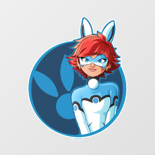 Bunnyx Blue Badge Wall Decal