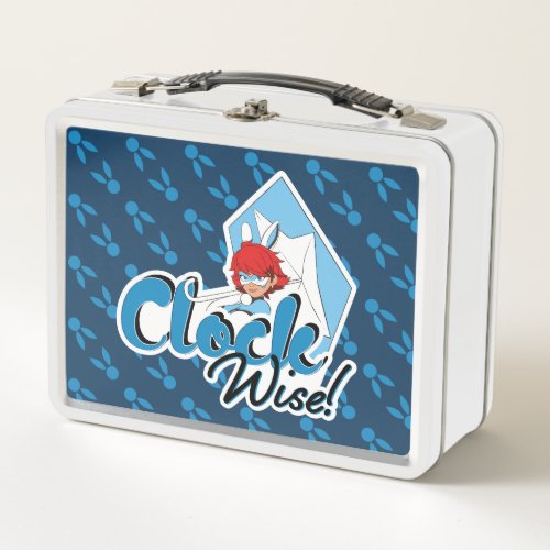 Bunnyx  Clock Wise Metal Lunch Box