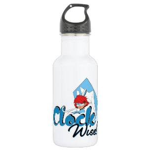 Bunnyx Clock Wise! Stainless Steel Water Bottle