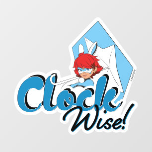 Bunnyx Clock Wise! Wall Decal