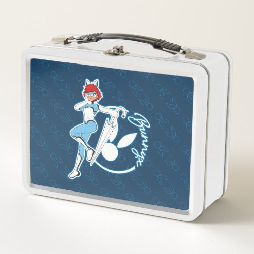 Bunnyx Graphic Metal Lunch Box