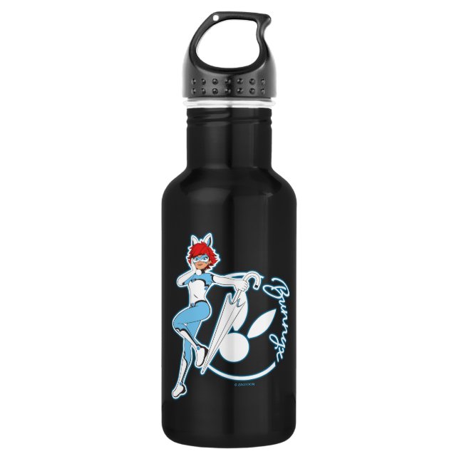 Bunnyx Graphic Stainless Steel Water Bottle (Front)