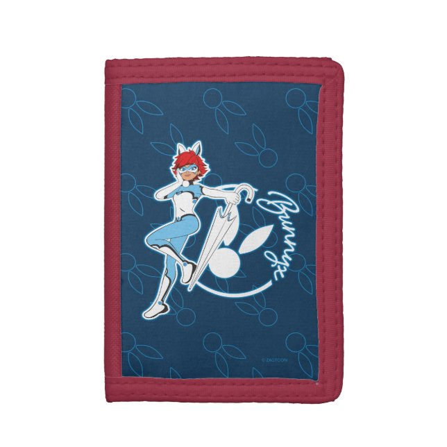 Bunnyx Graphic Trifold Wallet (Front Vertical)