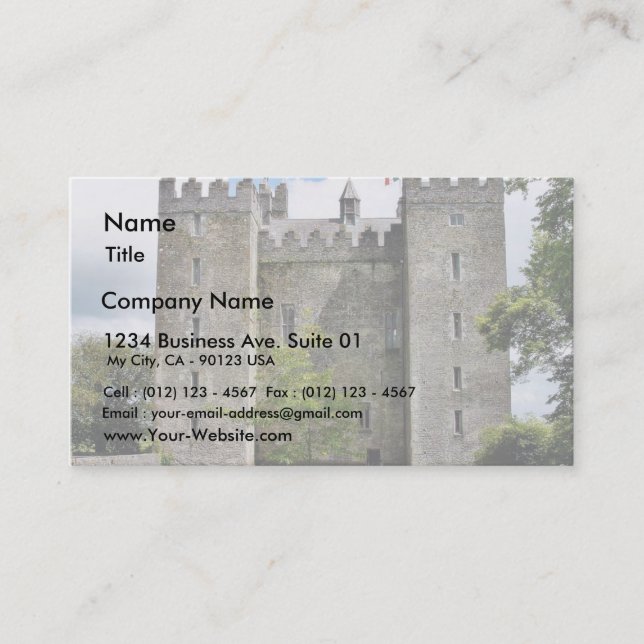 Bunratty Castles Business Card (Front)