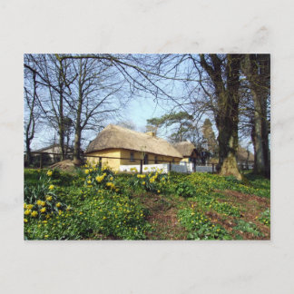 Bunratty Folk Park cottage Postcard