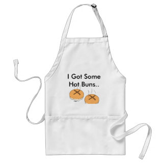 buns, I Got Some Hot Buns.. Adult Apron