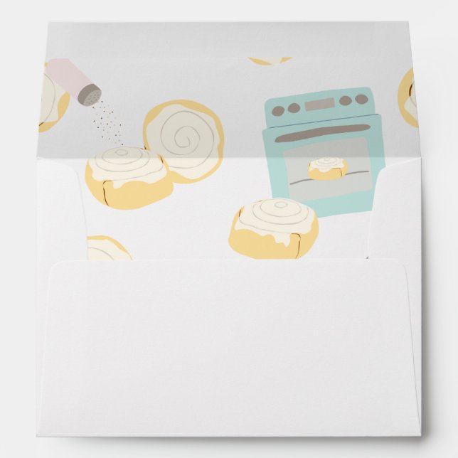 Buns in Ovens Baby Shower Envelope (Back (Bottom))