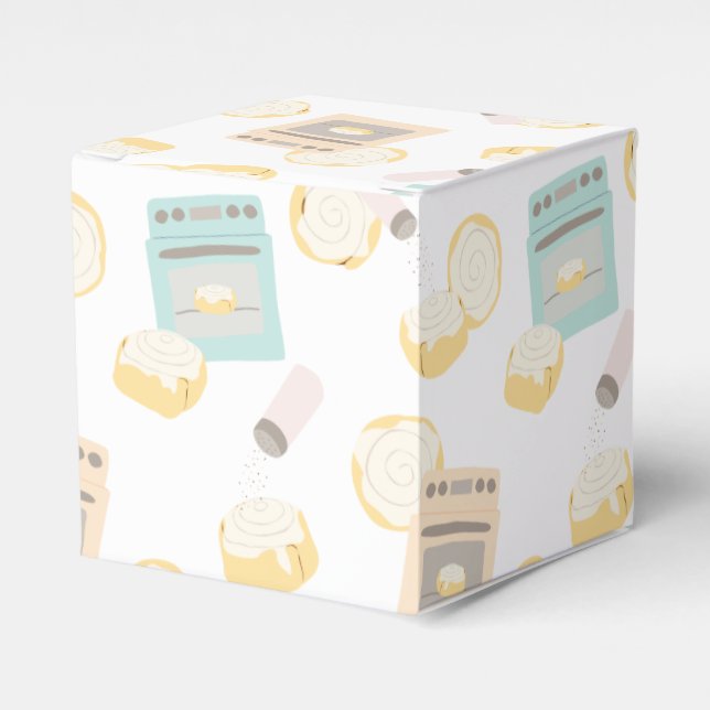 Buns in Ovens Baby Shower Favor Boxes (Front Side)