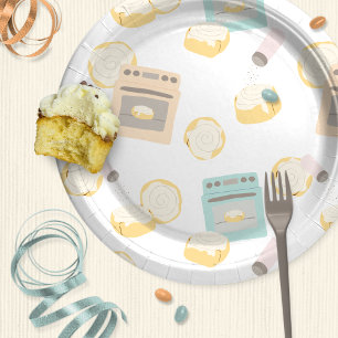 Buns in Ovens Baby Shower Paper Plates