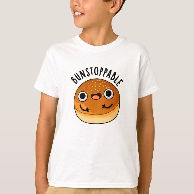 Bunstoppable Funny Bun Pun  T-Shirt (Front)
