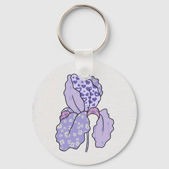 bunte Iris  Keychain (Front)