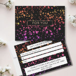 BUNTE KLECKSE BUSINESS CERTIFICATE<br><div class="desc">Simple, modern design. Add your data, company details in minutes. Add a pop of color and creativity to your business branding with this colorful splatter gift certificate. Featuring a vibrant paint splatter design in shades of orange, pink, and purple, this template is perfect for businesses that want a playful and...</div>