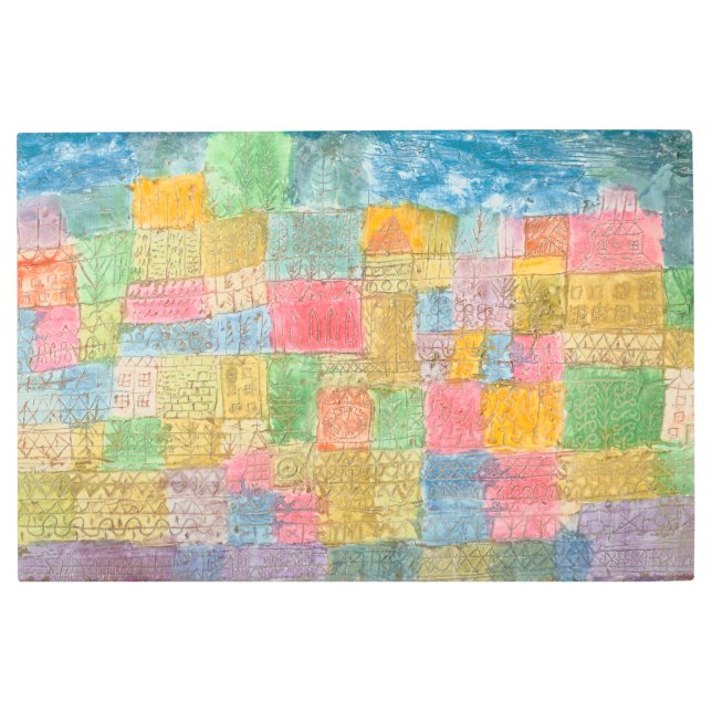 Bunte Landschaft - Paul Klee Metal Print (Front)