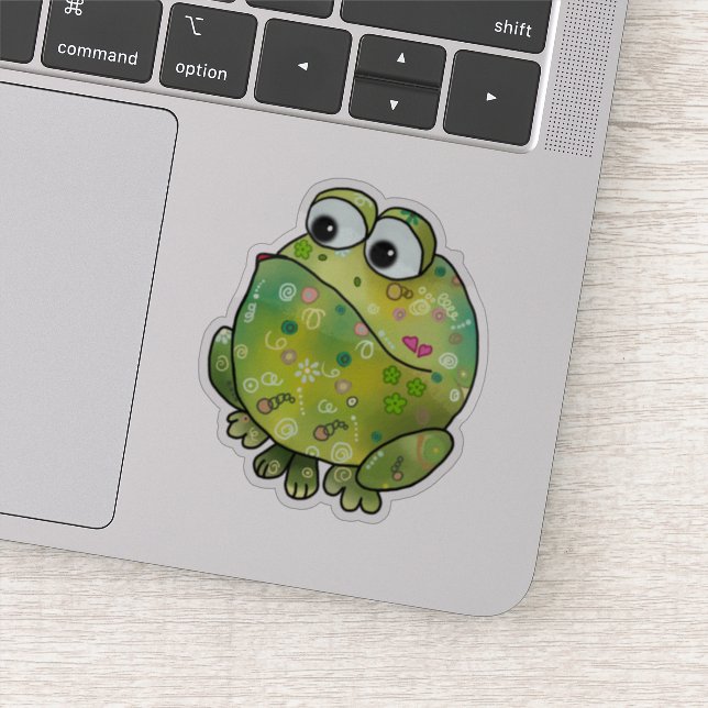 Bunter Frog Sticker (Detail)