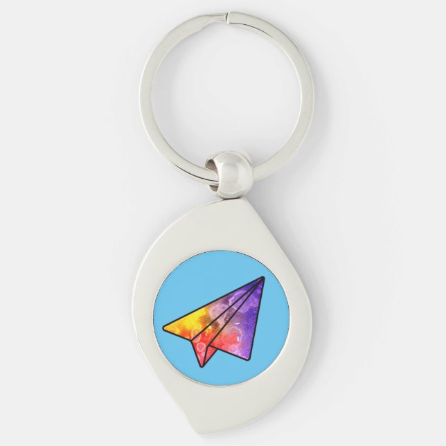 Bunter paper aircraft keychain (Front)