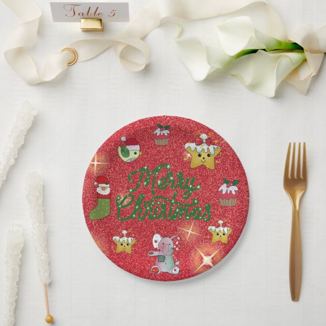 Bunter Teller Paper Plates