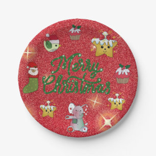 Bunter Teller Paper Plates