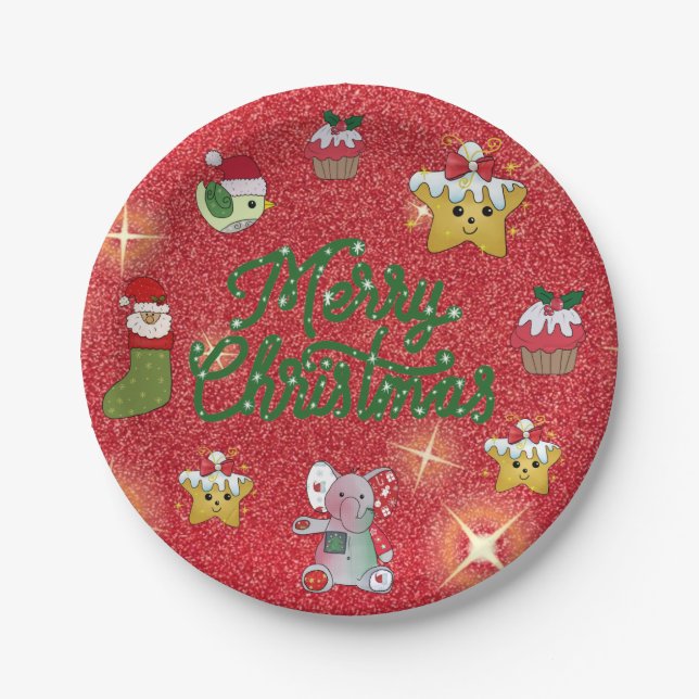 Bunter Teller Paper Plates (Front)