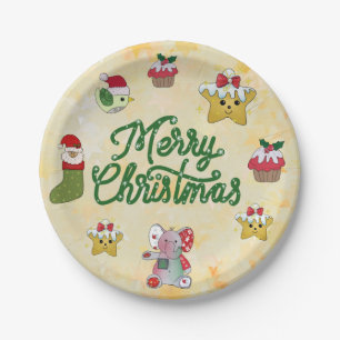 Bunter Teller Paper Plates