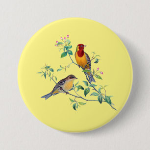 Bunting Birds, Button