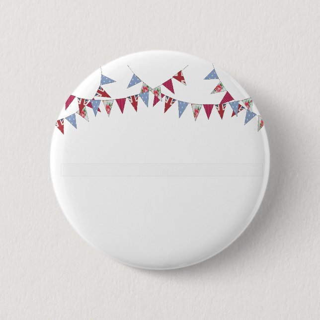 Bunting - pinback button (Front)
