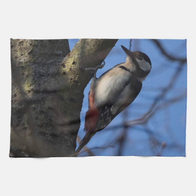 Buntspecht Kitchen Towel (Horizontal)