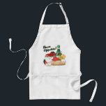 Buon Appetito Apron<br><div class="desc">Apron featuring the Italian staples wine,  pasta & sauce,  peppers,  garlic,  tomatoes and bread.  Sounds yummy,  doesn't it?</div>