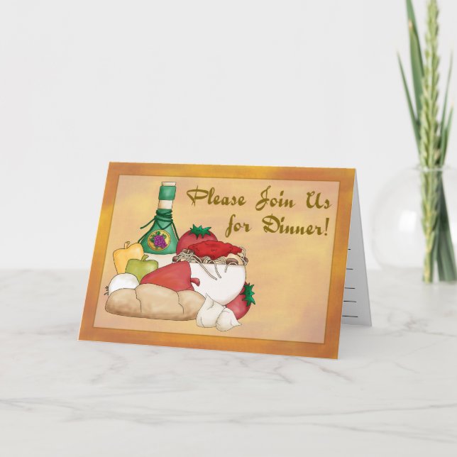 Buon Appetito Dinner Invitation (Front)