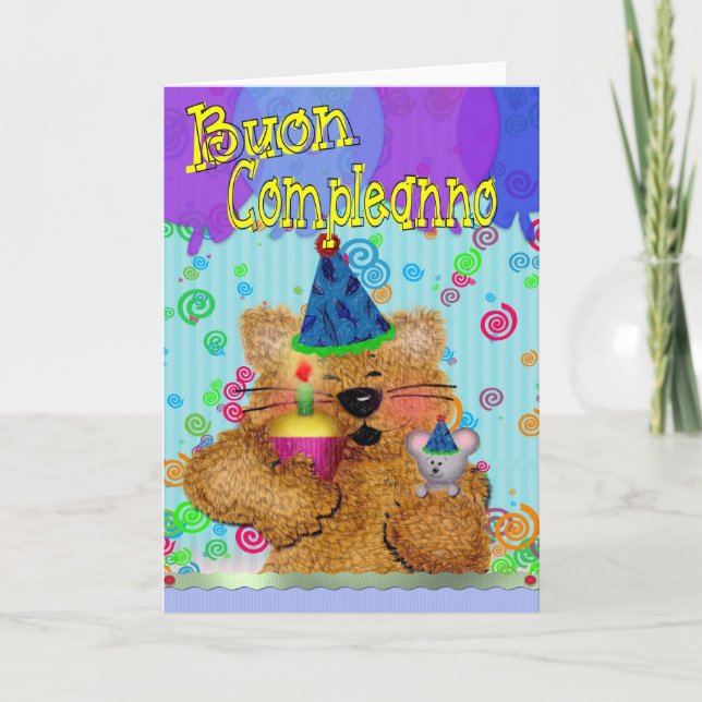 Buon Compleanno Card (Front)