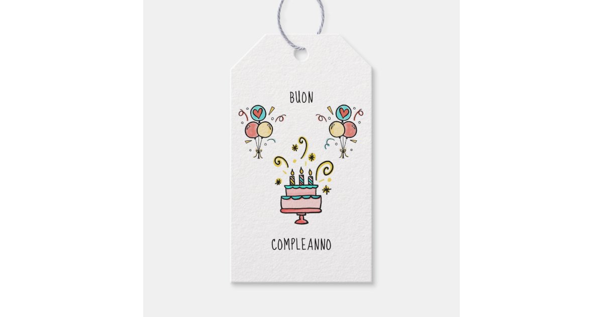 Buon Compleanno Happy Birthday Gift s Zazzle Com