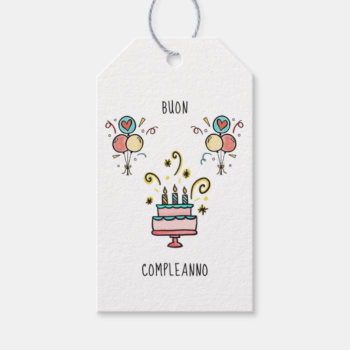 Buon Compleanno Happy Birthday Gift s Zazzle Com
