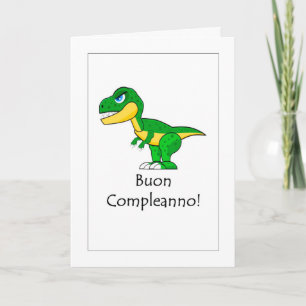 Buon Compleanno - Happy Birthday in Italian Card
