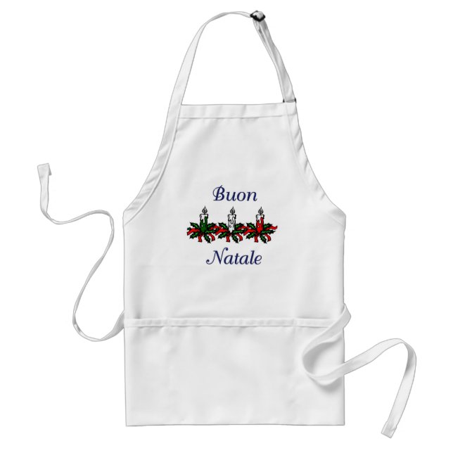 Buon Natale Adult Apron (Front)