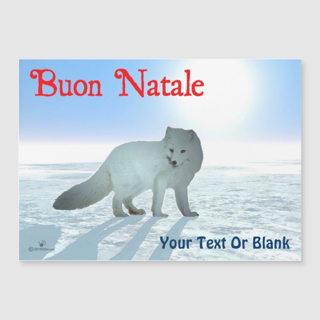 Buon Natale - Arctic Fox (Front)