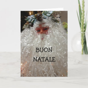 BUON NATALE/BUON ANNO! ITALIAN GREETINGS HOLIDAY CARD