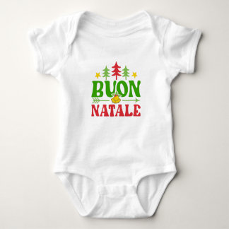 Buon Natale Christmas Baby Bodysuit