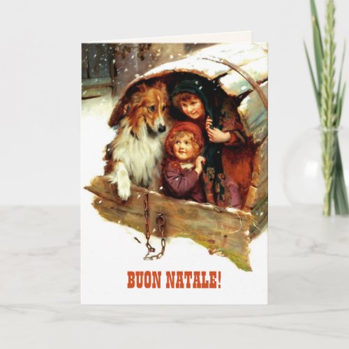 Buon Natale Christmas Card in Italian