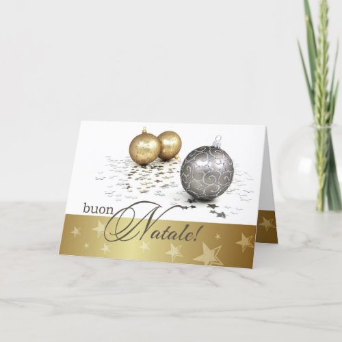 Buon Natale Christmas Card in Italian