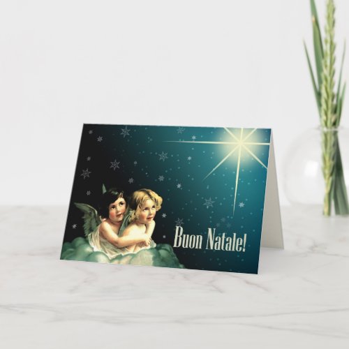 Buon Natale Christmas Cards in Italian