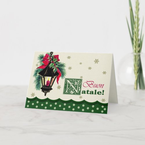 Buon Natale Christmas Cards in Italian