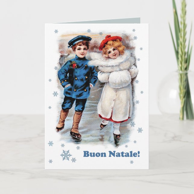 Buon Natale. Christmas Cards in Italian (Front)