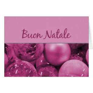 Buon Natale  Christmas Ornaments Cards