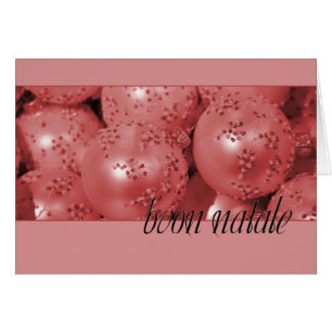 Buon Natale  Christmas Ornaments Cards