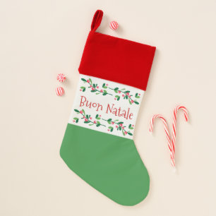 Buon Natale Christmas Stocking